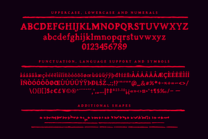 Casket - A Spine-Chilling Serif Font