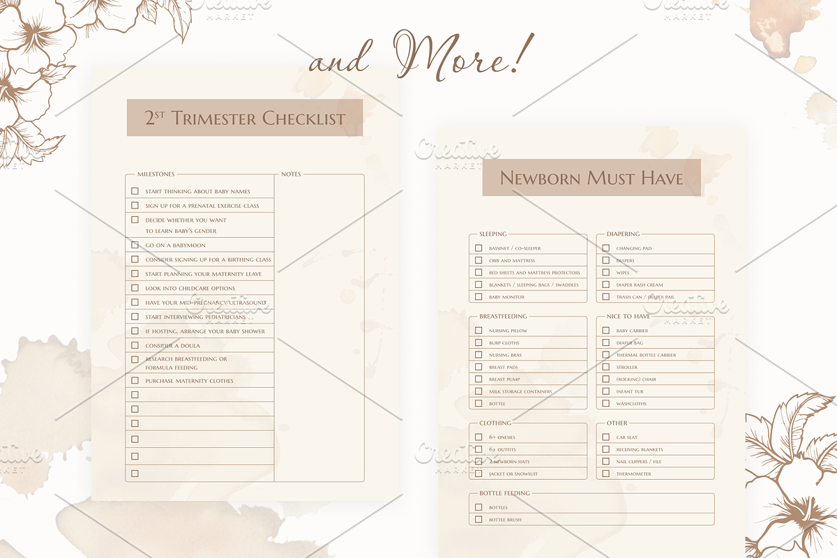 My Pregnancy Planner, a Stationery Template by Digital_Mind (Photo 10 of 10)