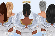 Angel Girl Memorial Cliparts, an Illustration by The GG Shop (Thumbnail 1 of 8)