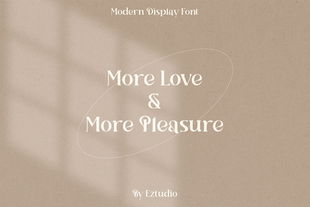 Laisha - Modern Display Font, a Serif Font by Eztudio (Photo 5 of 13)
