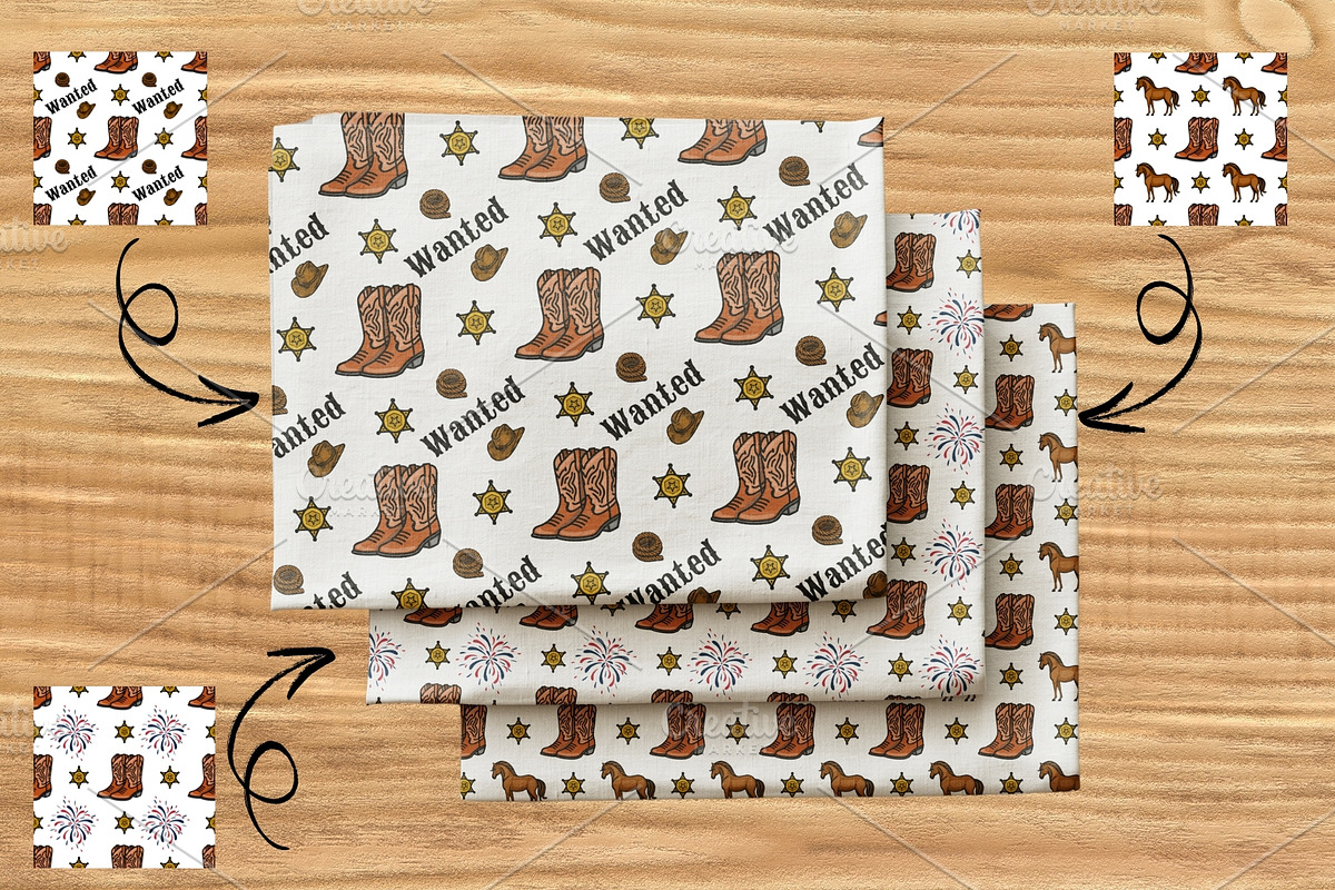 Wild West Adventure, a Pattern Graphic by Elatedowl (Photo 10 of 13)