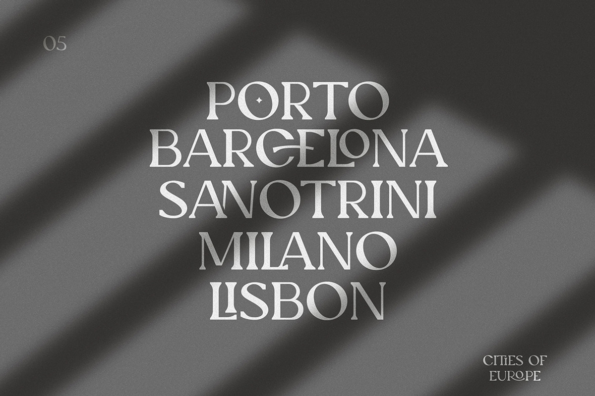 Black Echo Modern Ligature Font, a Font by AndrewPixelType (Photo 5 of 12)