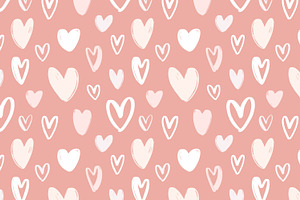 Hearts Seamless Patterns