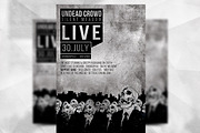 Undead Crowd - Flyer Template, a Flyer Template by Flyermarket (Thumbnail 2 of 3)