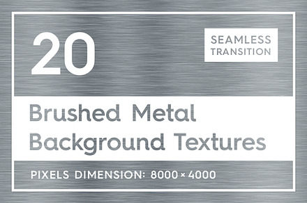 20 Brushed Metal Background Textures, a Texture Graphic by Textures & Backgrounds