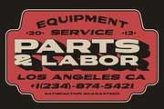 Provisions - Industrial Retro Font, a Sans Serif Font by Surplus Type Co (Thumbnail 3 of 9)