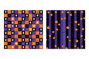 Vintage Halloween Patterns Bundle, a Pattern Graphic by Coco Bloom (Thumbnail 2 of 6)