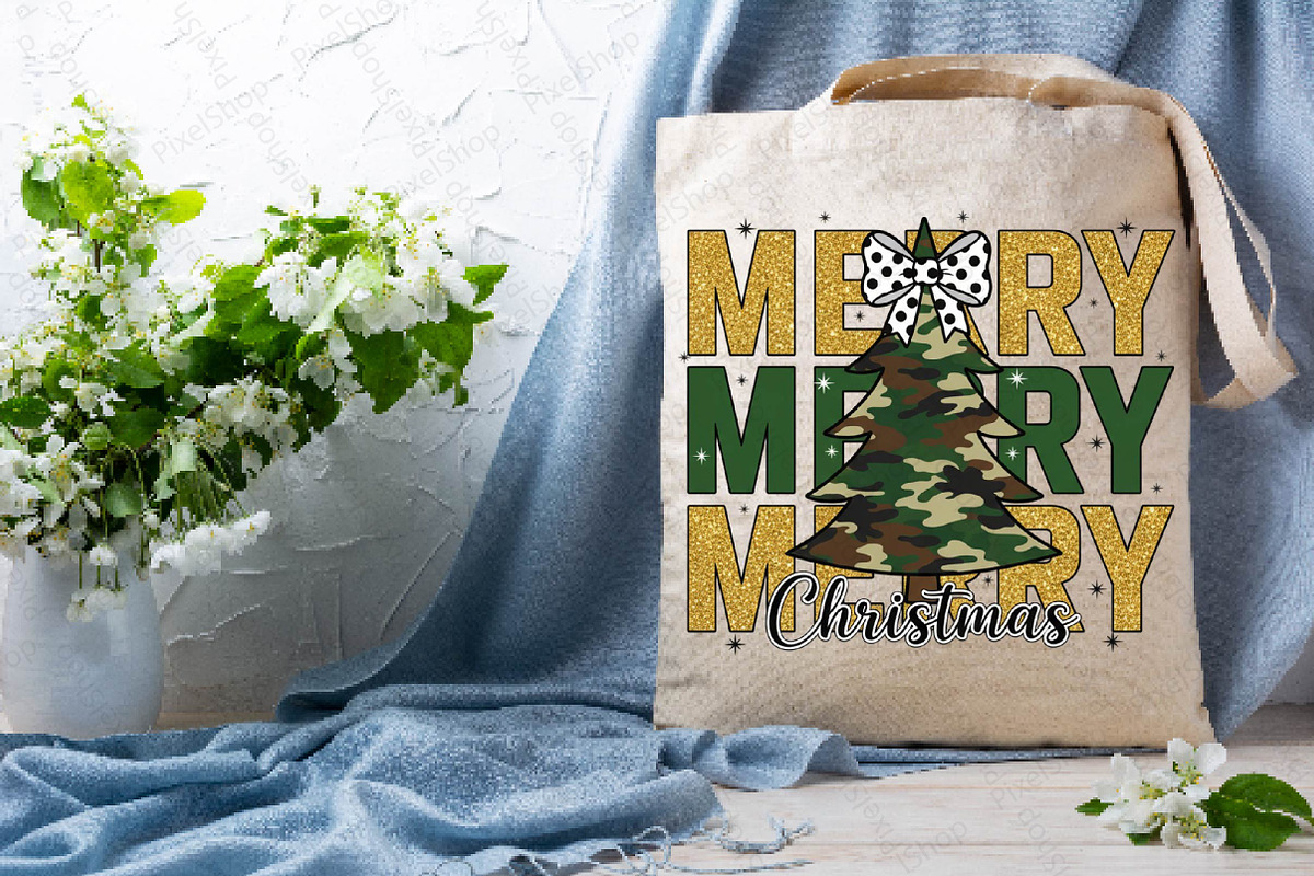 Merry Christmas Sublimation PNG, an Illustration by DreamPrint404 (Photo 3 of 7)