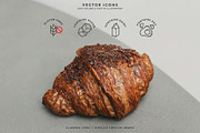 Minimalistic Food Allergen Icons, an Outline Icon by Sinclair Creative Agency (Thumbnail 6 of 7)