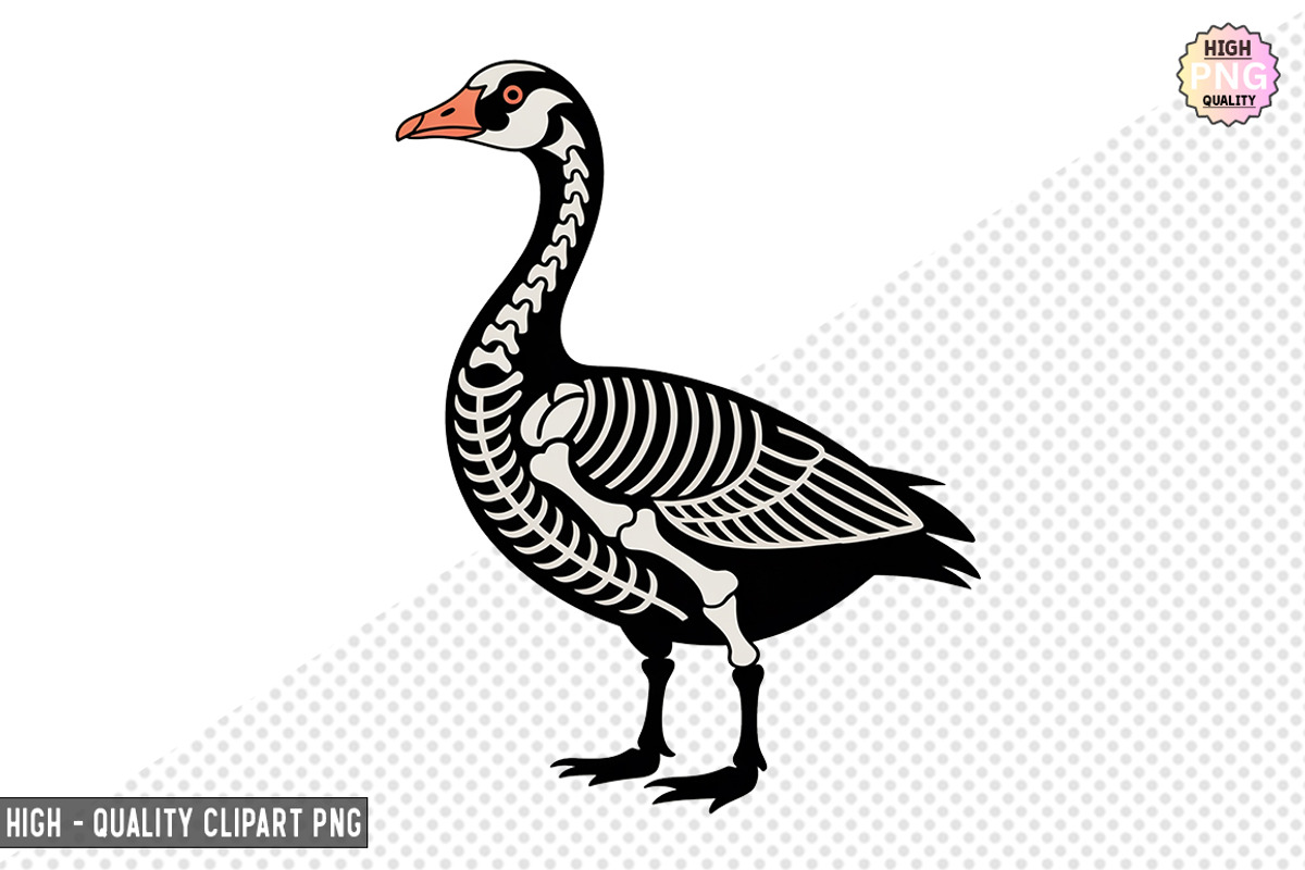 Halloween Goose Skeleton Sublimation, a Graphic by crative8112 (Photo 8 of 10)