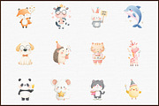 New Year Animal Clipart, an Illustration by Sublimation Artist (Thumbnail 3 of 6)