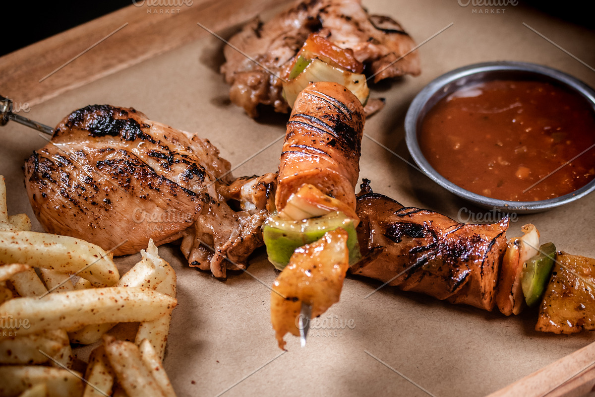 Grilled Chicken Skewers, a Food & Drink Photo by addictype (Photo 1 of 2)