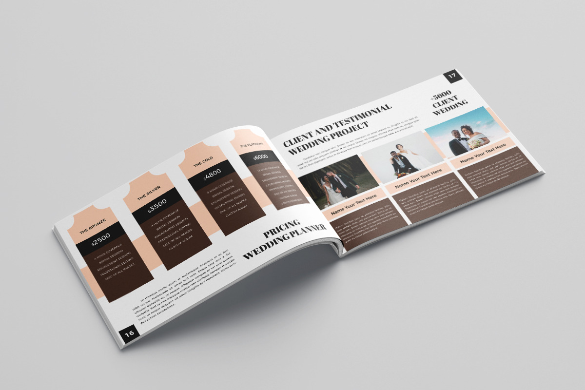 Wedding Planner Brochure Vol.4, a Brochure Template by Bewalrus Studio (Photo 9 of 11)