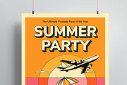 Summer Party Flyer, a Flyer Template by MightyDesign (Thumbnail 2 of 8)