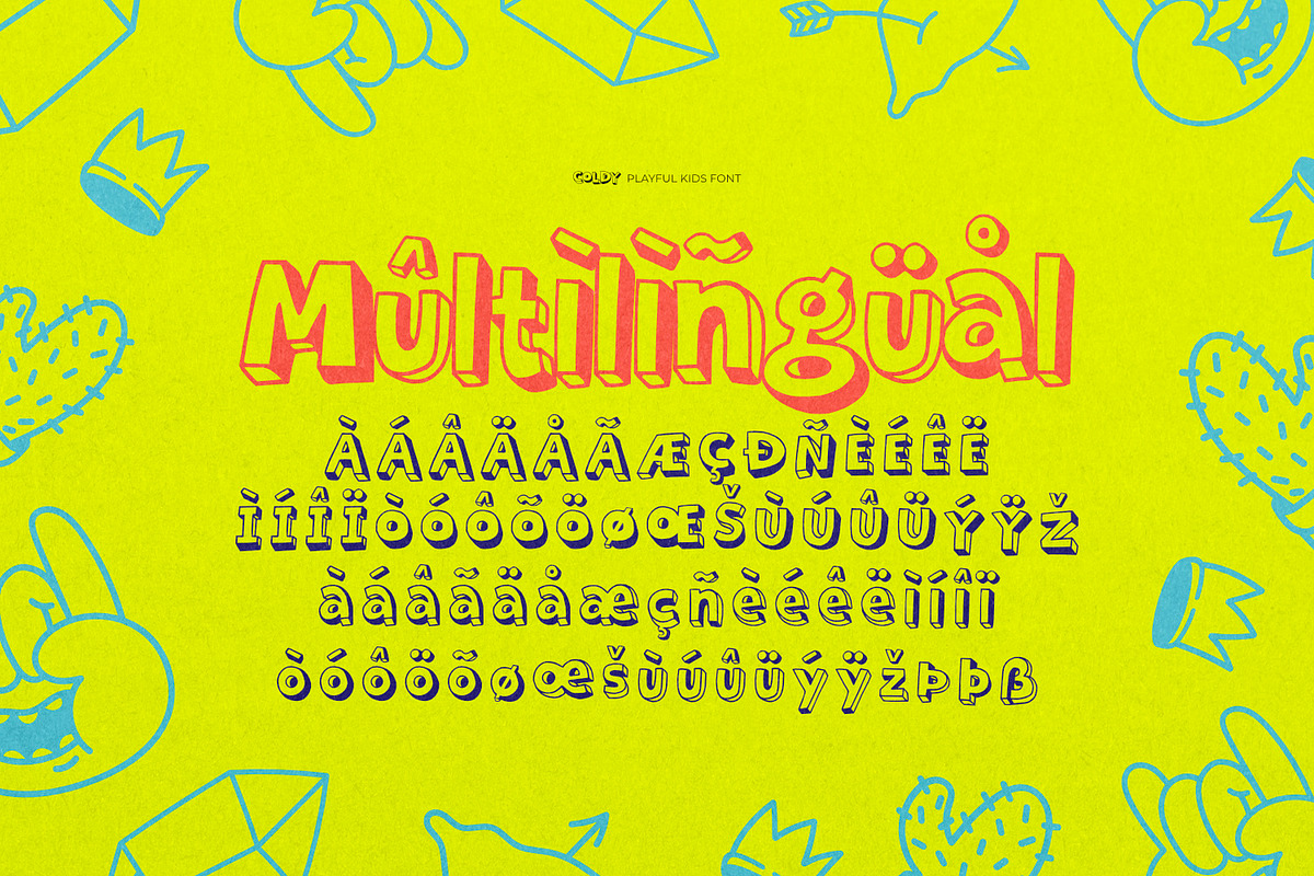 Coldy - Playful Kids Font, a Handwritten Font by ikiiko (Photo 7 of 7)