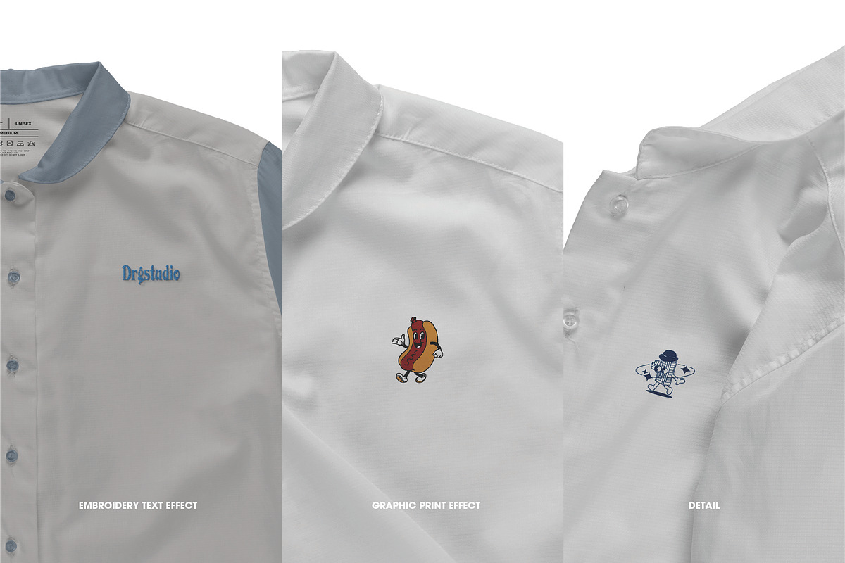 Button up peter pan collar mockup, a Shirt Mockup by made_by_nope (Photo 5 of 7)
