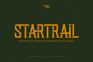 Startrail A Modern Serif