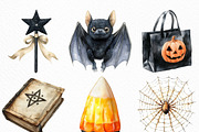 Beige & Black Halloween Clipart, an Illustration by Craft Nest (Thumbnail 4 of 6)