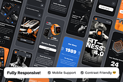 sandow: AI Fitness & Diet Website, a Landing Page Template by strangehelix.bio (Thumbnail 5 of 9)