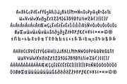 Waliroo Font, a Font by Denise Chandler (Thumbnail 7 of 7)