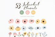 Little Garden - Floral Vector Set, a Background Graphic by wulano (Thumbnail 8 of 9)