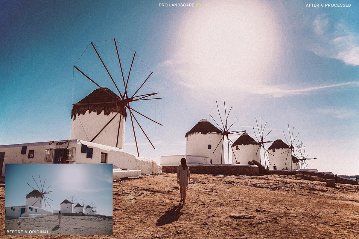 16 Pro Landscape Lightroom Presets 2, an Action Add-On by Edito (Photo 8 of 18)