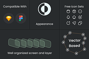 Social Audio App UI Kit, an App Template by Trung (Thumbnail 3 of 8)