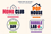 Mega Pop – Bold Display Font, a Slab Serif Font by Wow Magic (Thumbnail 5 of 5)