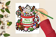 Green Christmas Winter Clipart, an Illustration by Designking (Thumbnail 4 of 4)