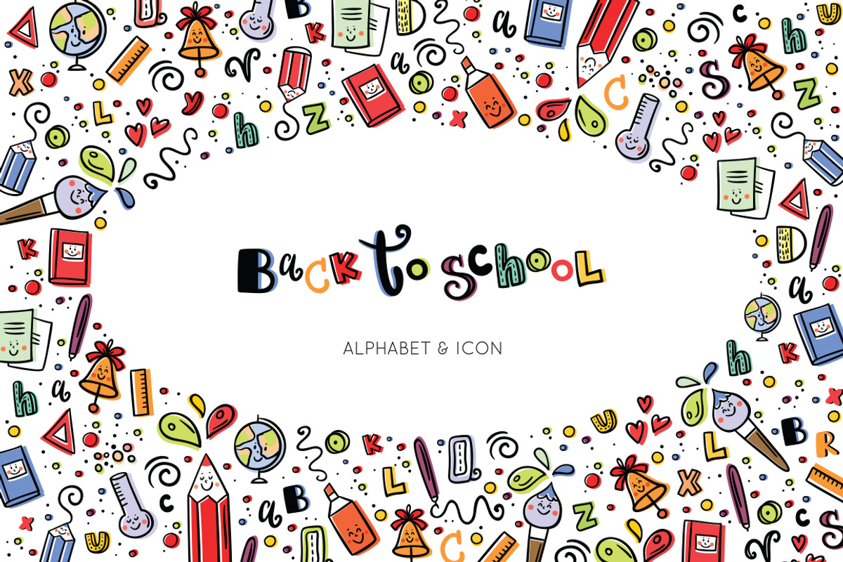 Back to school alphabet & icon, an Icon by Magic & Dreams (Photo 1 of 3)