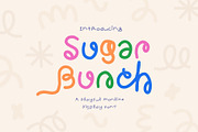 Sugar Bunch Playful Monoline Display, a Handwritten Font by Sloulyfe (Thumbnail 1 of 10)