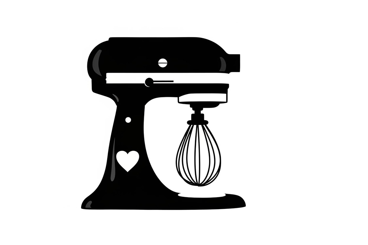 Kitchen Stand Mixer Silhouette Bundl, an Illustration by Gaye Art (Photo 12 of 31)