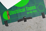 Adhesive Black Tape Pieces, a Background Graphic by Gravito (Thumbnail 2 of 7)