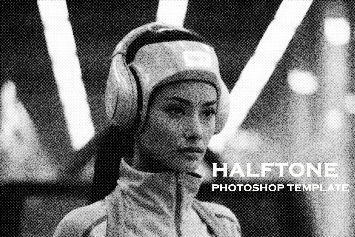 Grain Halftone Photoshop Effect PSD, an Action Add-On by 3d_model_tifotizi (Photo 2 of 2)