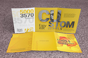 1125.5 Tri-Fold Brochure Mockup, a Mockup by Vectogravic Design (Thumbnail 6 of 8)