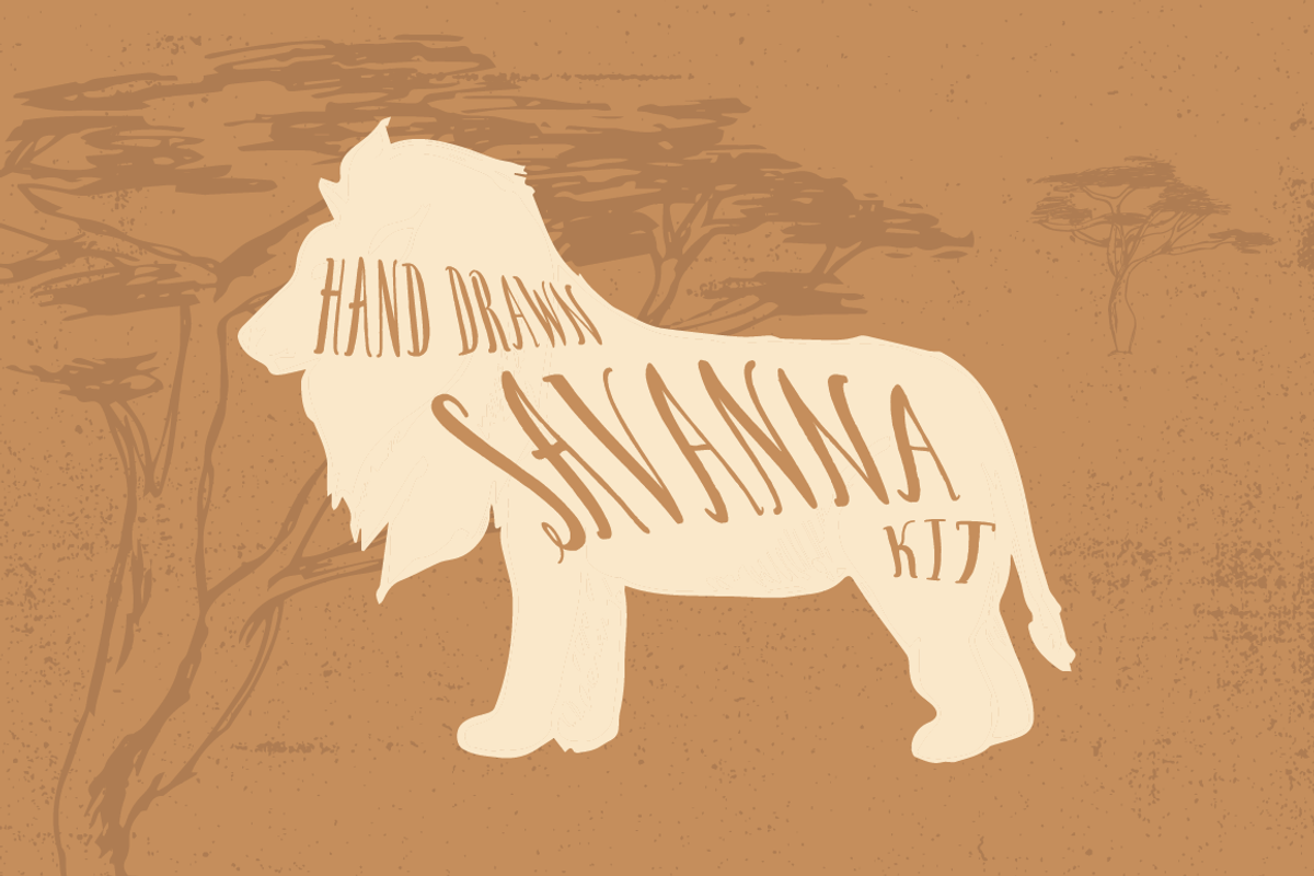 Savanna Kit, an Animal Illustration by DesignsByMissM (Photo 1 of 4)