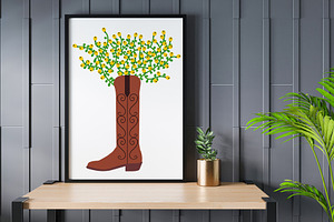 Floral Cowboy Boots