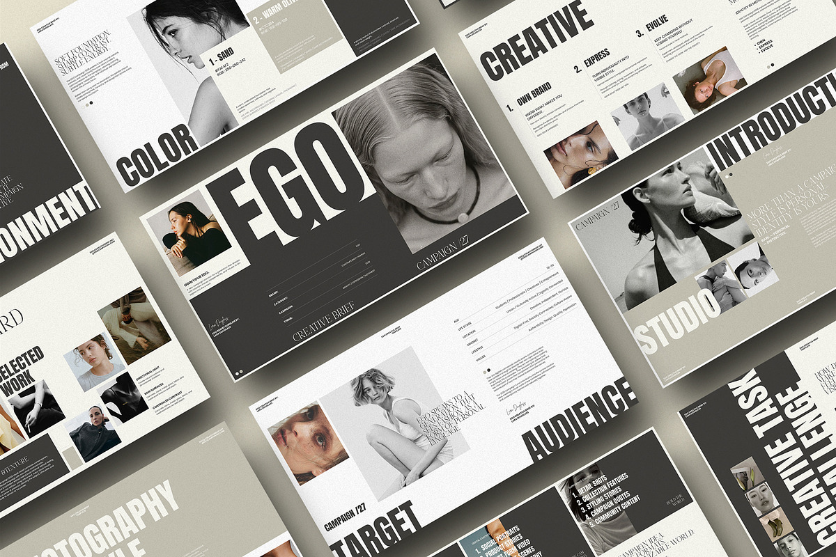 EGO Creative Brief Campaign | CANVA, a Presentation Template by evgenystudio (Photo 10 of 11)