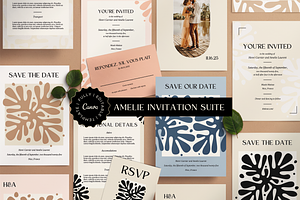 Amelie - Wedding Invitation Suite