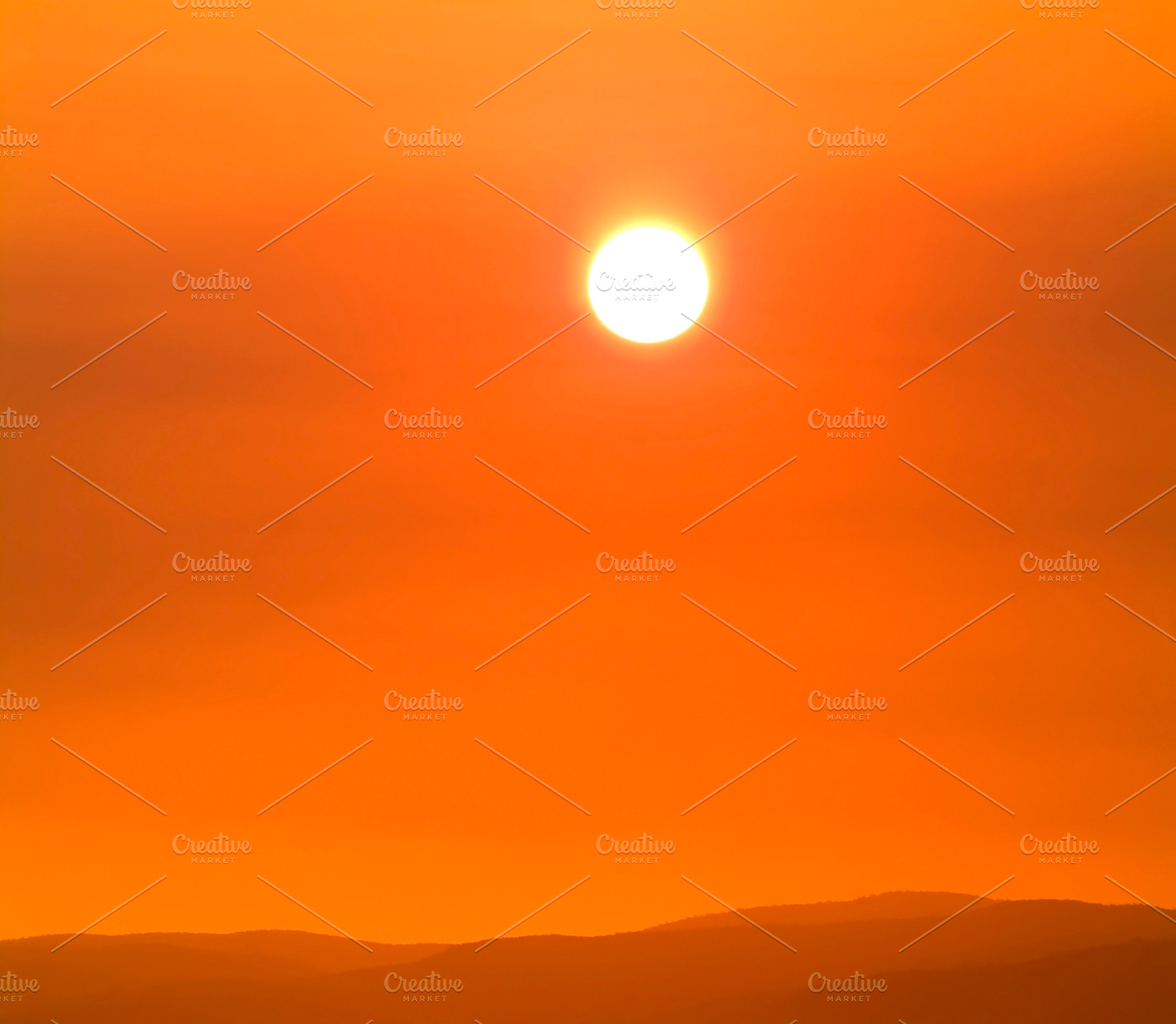 Burning Sun, a Nature Photo by THP Creative