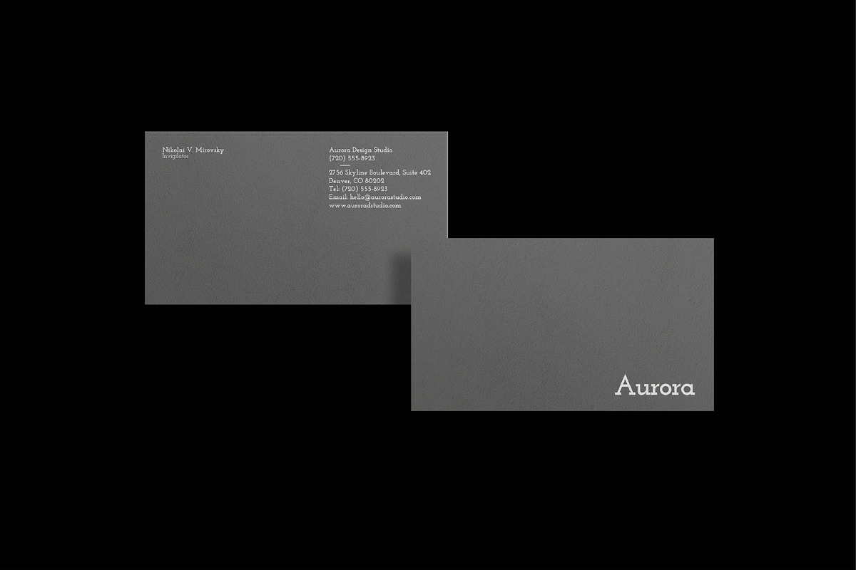 Modern Business Cards Template, a Business Card Template by Nowshinz Shoma (Photo 2 of 5)