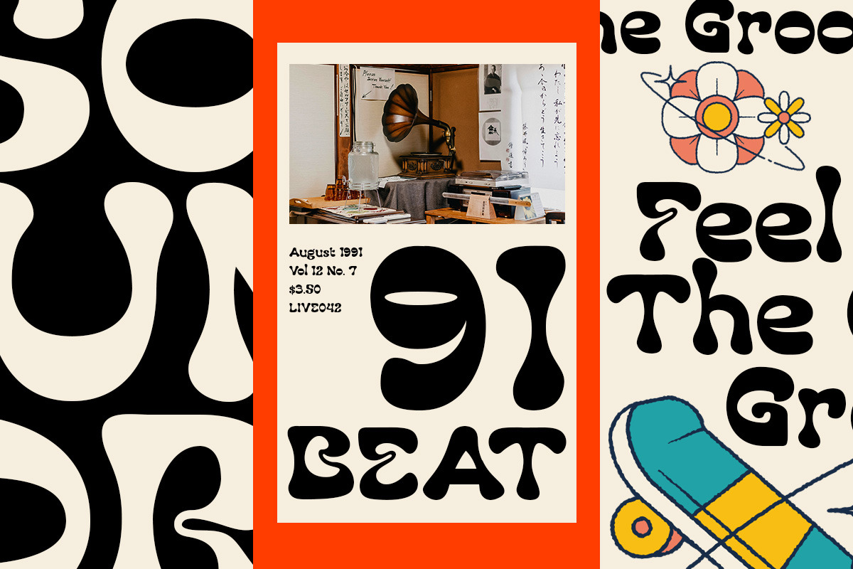 Savor Whibly – Funky Display Font, a Sans Serif Font by roomspace creative lab (Photo 8 of 12)