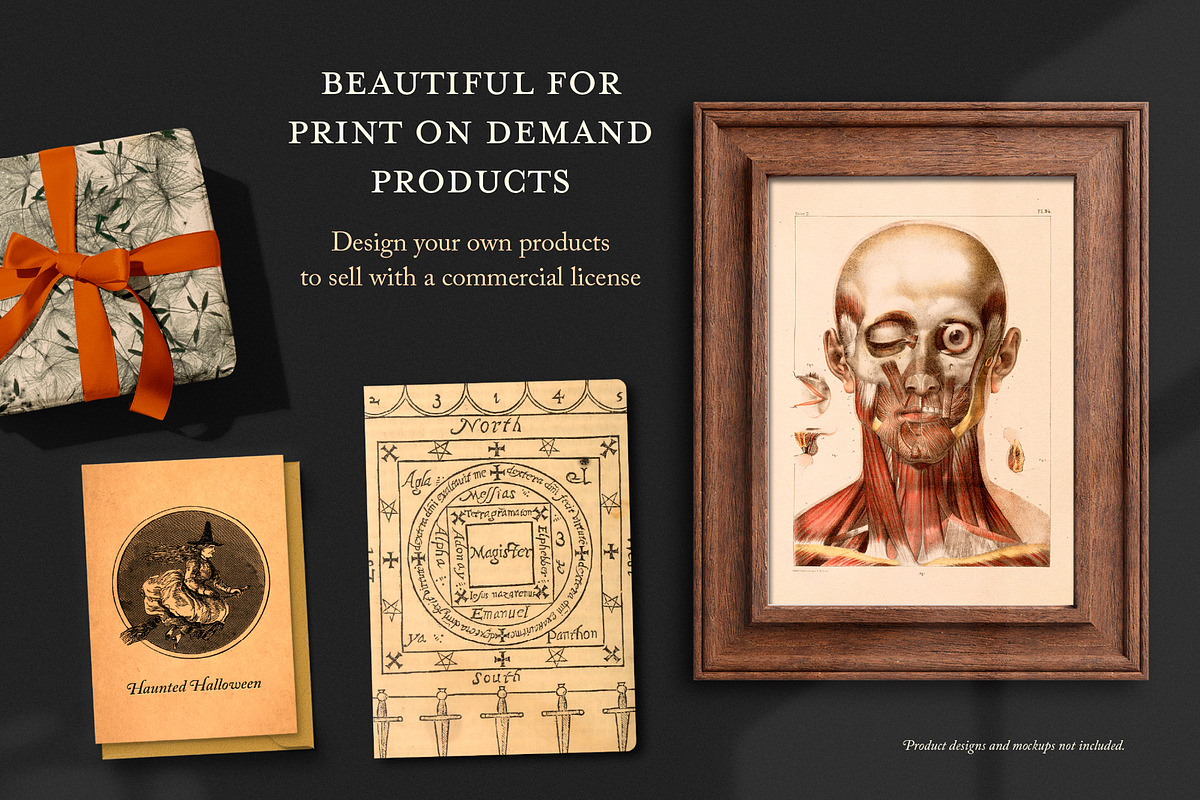 175 Vintage Halloween Ephemera, an Object Graphic by The Object Atlas (Photo 3 of 13)