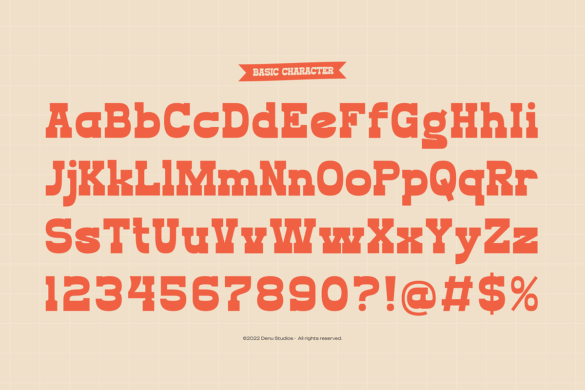 O_Feel | Slab Serif Font, a Slab Serif Font by Denustudios (Photo 10 of 12)