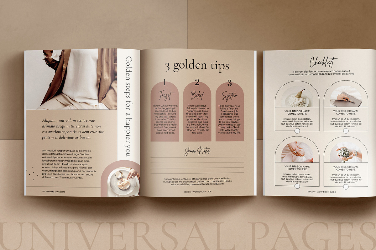 4 in 1 Course Creator Bundle CANVA, a Magazine Template by Mirazz (Photo 13 of 50)