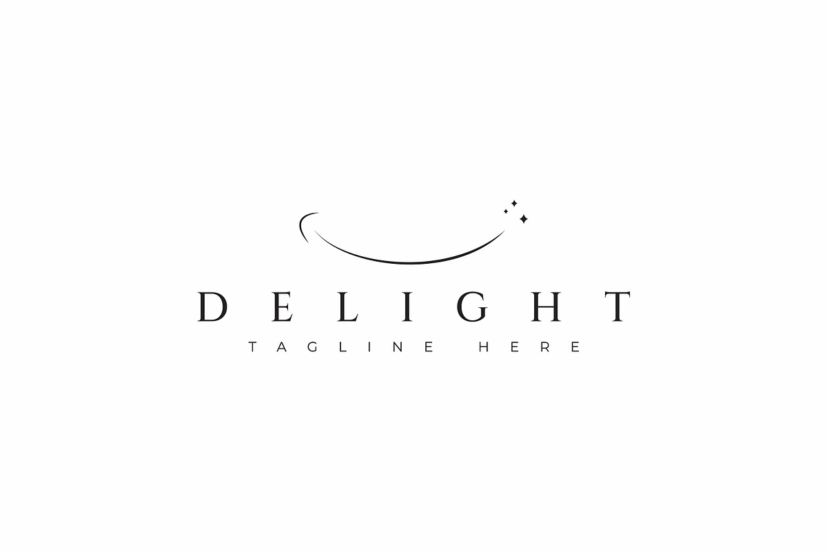 Logo Happy Delight Fun Emotion, a Branding & Logo Template by Signatoro