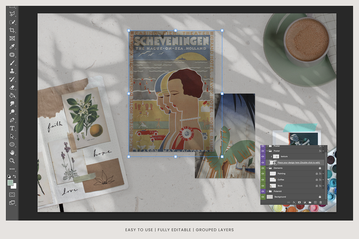 Moodboard Mockups, an Advertising Mockup by Promo Graphics (Photo 3 of 7)