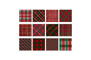 Christmas Plaid Seamless Patterns, a Pattern Graphic by Business Chic (Thumbnail 3 of 5)