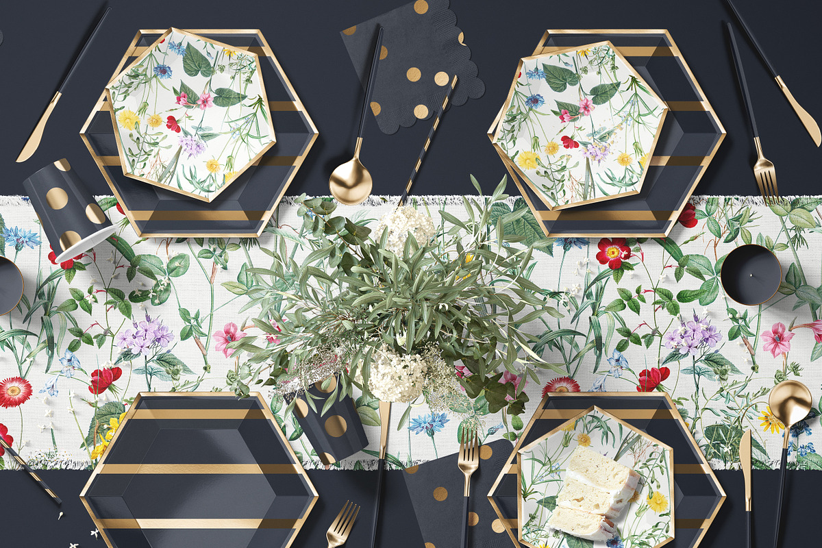 Vintage Summer Flower Paper Pack, a Pattern Graphic by paper aesthetic (Photo 8 of 8)