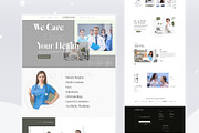 Mega UI Website Template Bundle, a Landing Page Template by DesignsLab (Thumbnail 3 of 22)